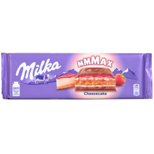 cokolada-milka-mmmax-strawberry-cheesecake-300g