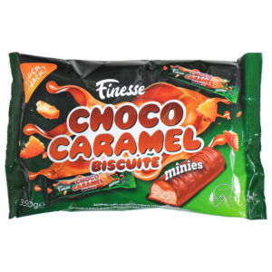 cokoladice-finesse-choco-caramel-biscuite-minies-350g